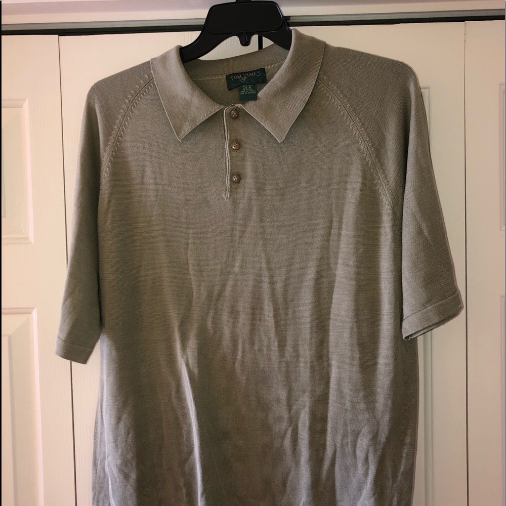 Men’s 100% silk Polo size XL